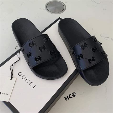 how much does it cost to make gucci slides|all black gucci slides women's.